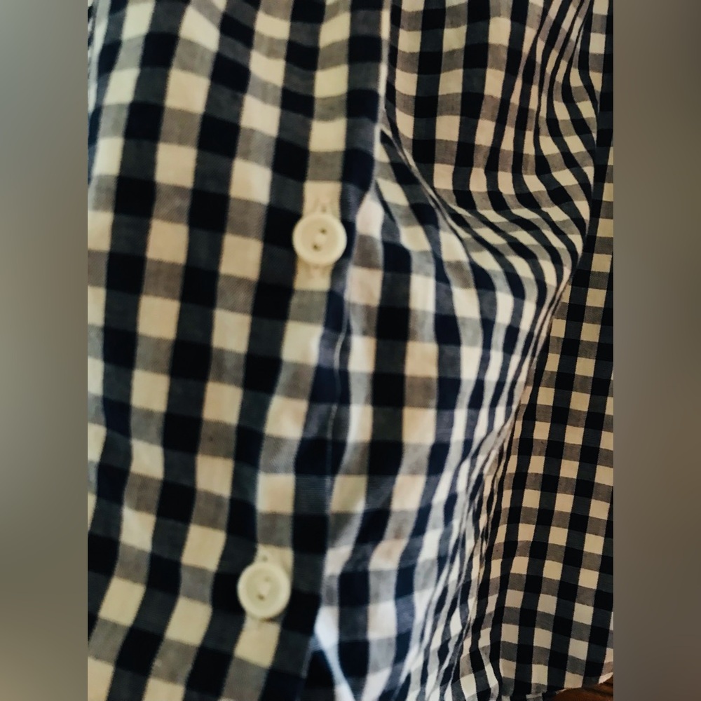 Summer Crop Top 100% Cotton Gingham by Caution to the Wind Size Small - Picture 7 of 11
